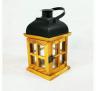 Wooden Square Rustic Lantern - Brown