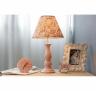 White Roman lamp - Pink (dimmable, NOT include light bulb)