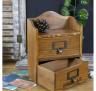 1bh 2 Drawer Storage Cabinet Originals Brown 