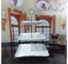 3 Tier Square Butterfly Porcelain Cake Stand - Silver