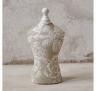 White Mannequin Flower Pattern
